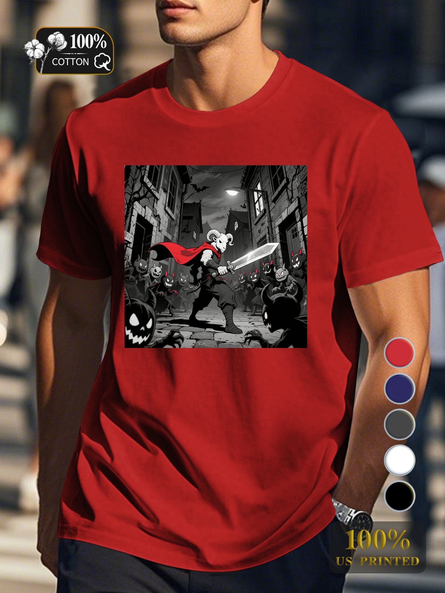 35 Aries--Men's pure cotton Tshirt Comfort Fit