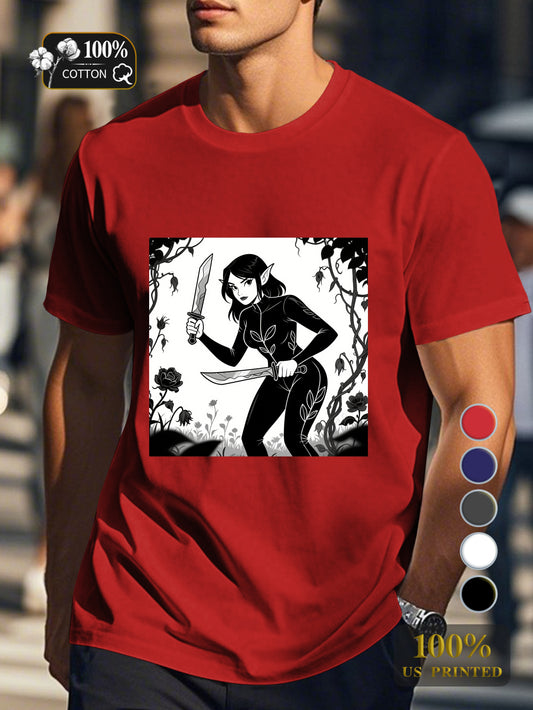 Qc 11 Men's pure cotton Tshirt Comfort Fit