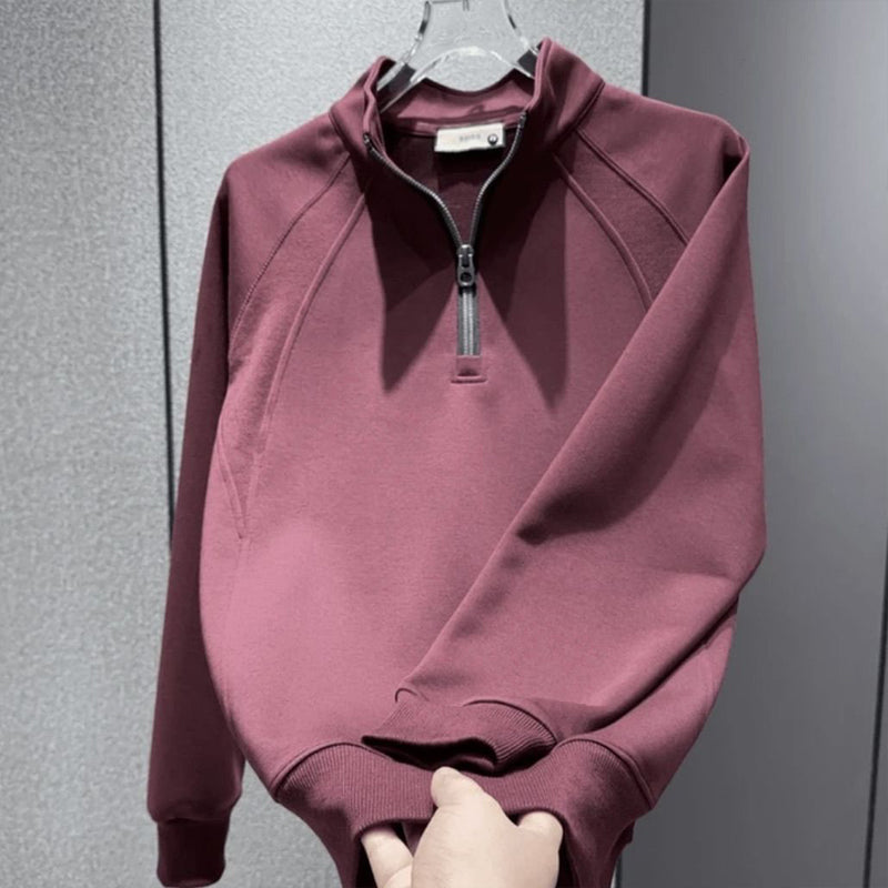 N1016 Men's Thick Half Zip Top