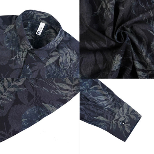 N0117 Men's new floral shirt