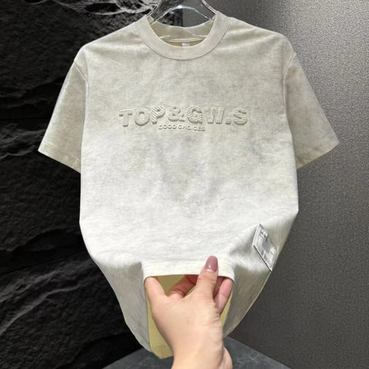 N0321 Men's trendy simple tie-dye T-shirt