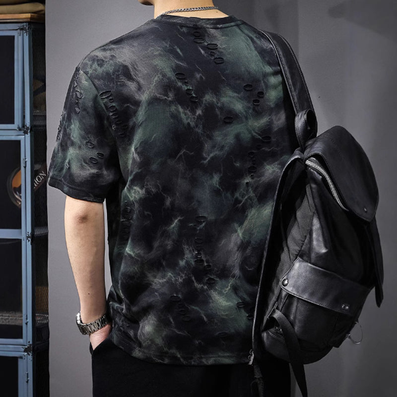 N0407 Summer trend tie-dye T-shirt