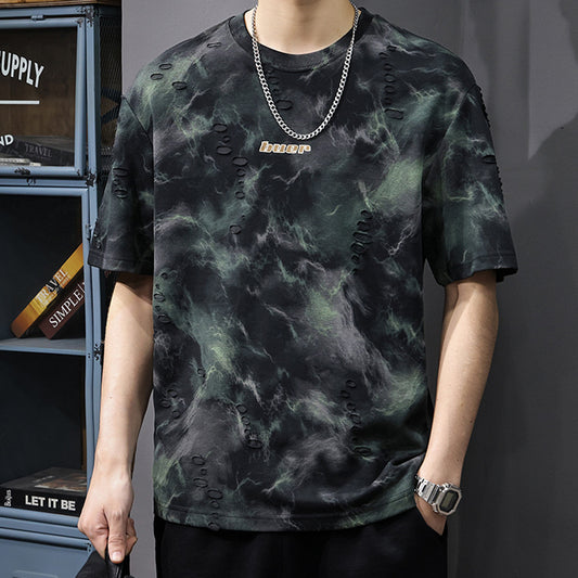 N0407 Summer trend tie-dye T-shirt