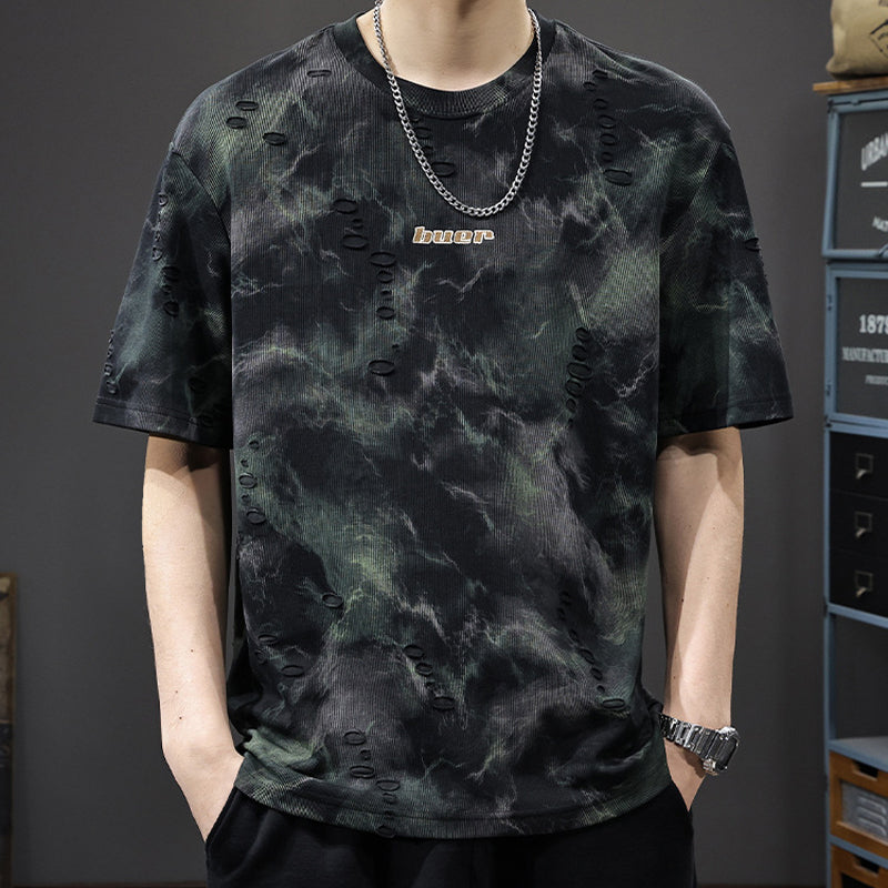 N0407 Summer trend tie-dye T-shirt
