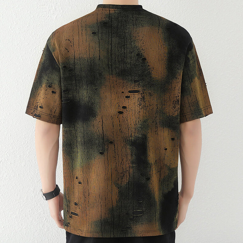 N0528 Men's stylish breathable short sleeve