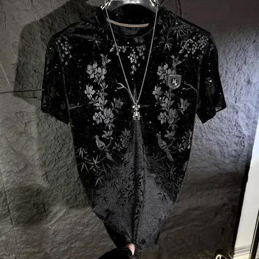 N0609 Men's trendy short-sleeved T-shirt