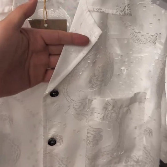 N0610 Men's simple and elegant thin short sleeve