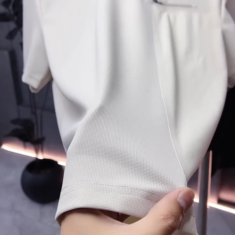 N0613 Summer splicing light luxury minimalist T-shirt