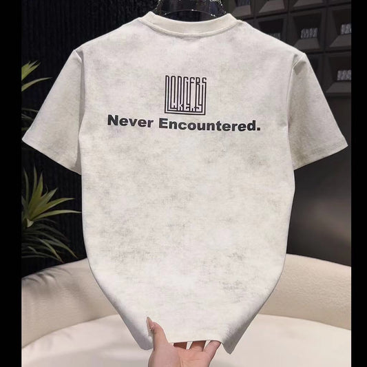 N0616 Men's tie-dye short sleeves