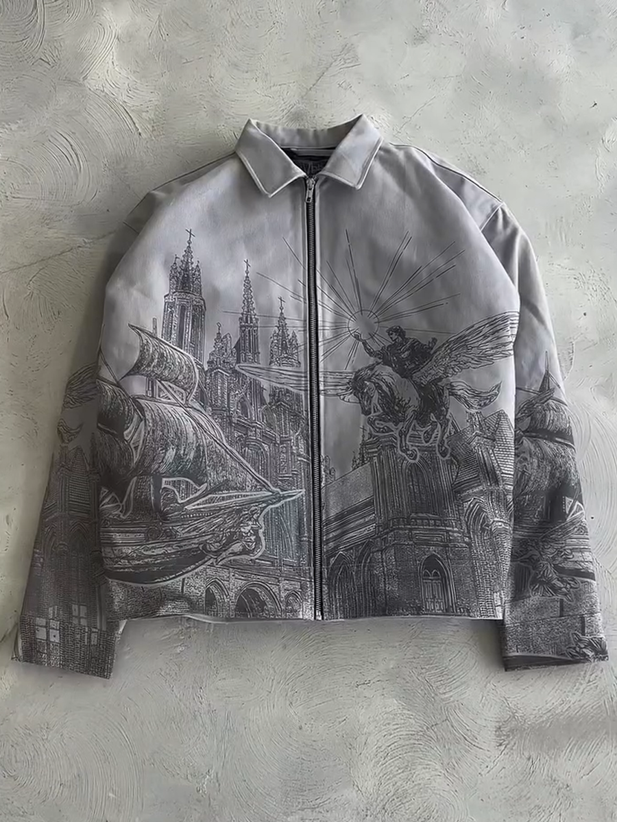 Gray Designer Jacket, Unisex