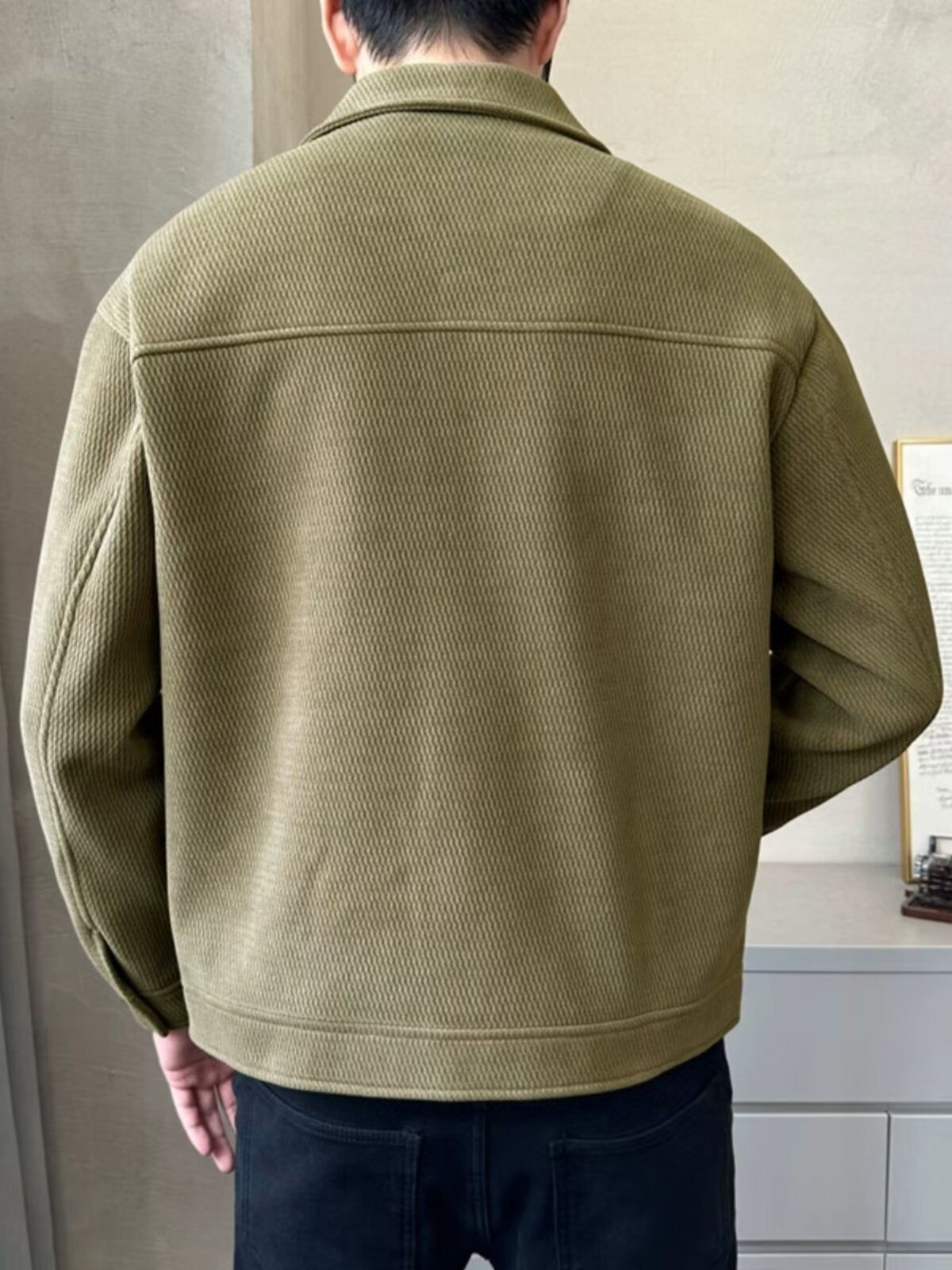 N92304 New Cotton Lapel Casual Jacket