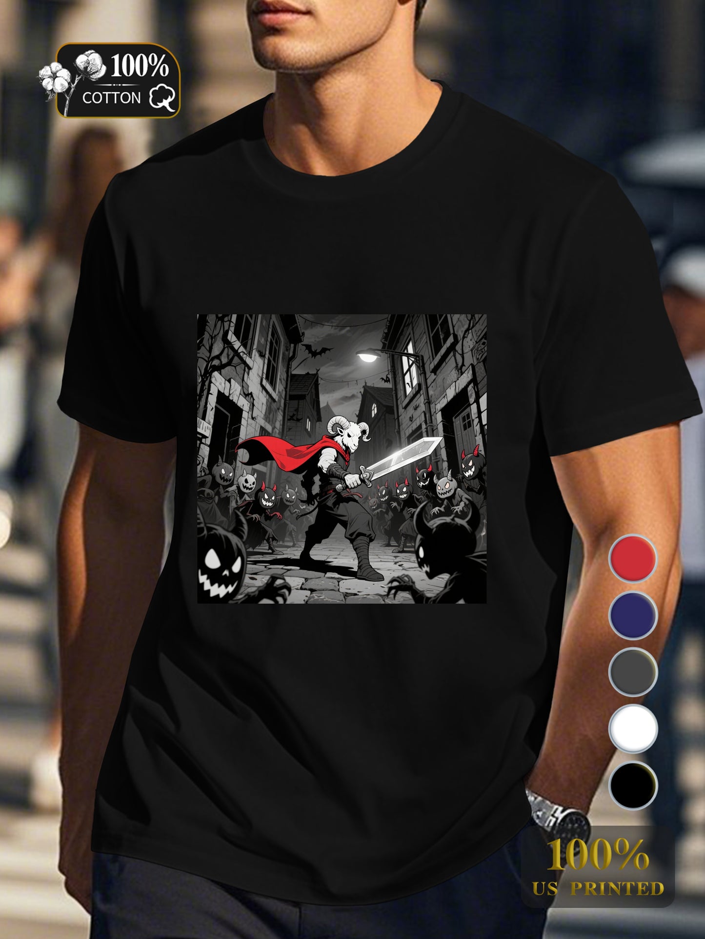 35 Aries--Men's pure cotton Tshirt Comfort Fit