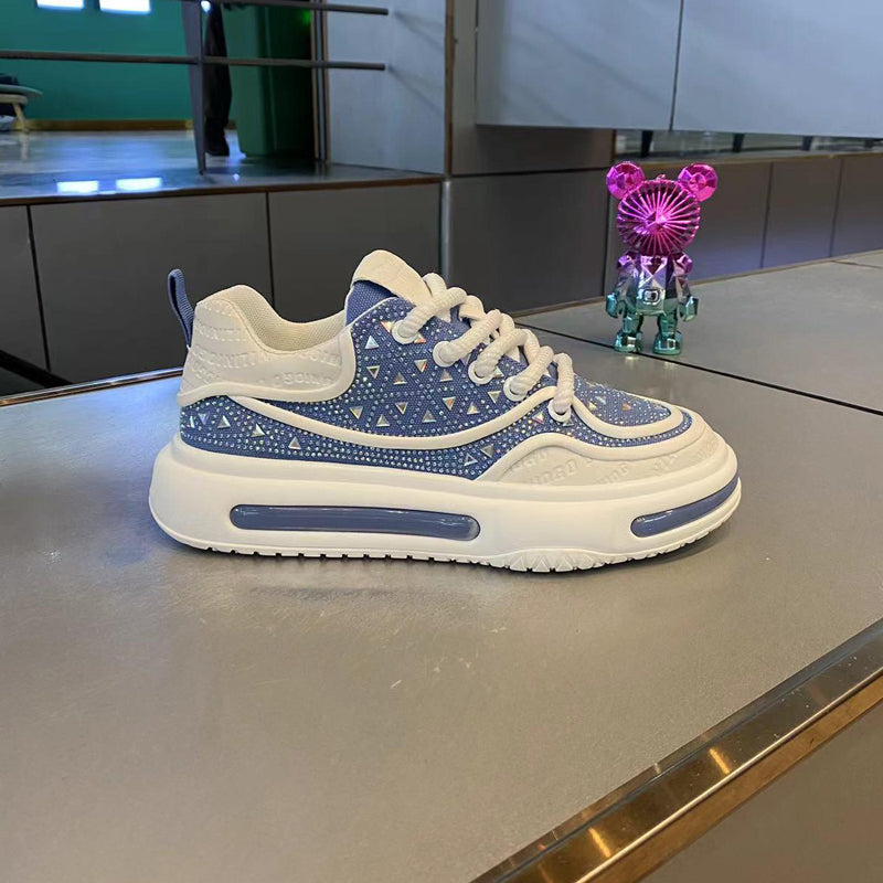 N0515 New sequin heightening casual shoes