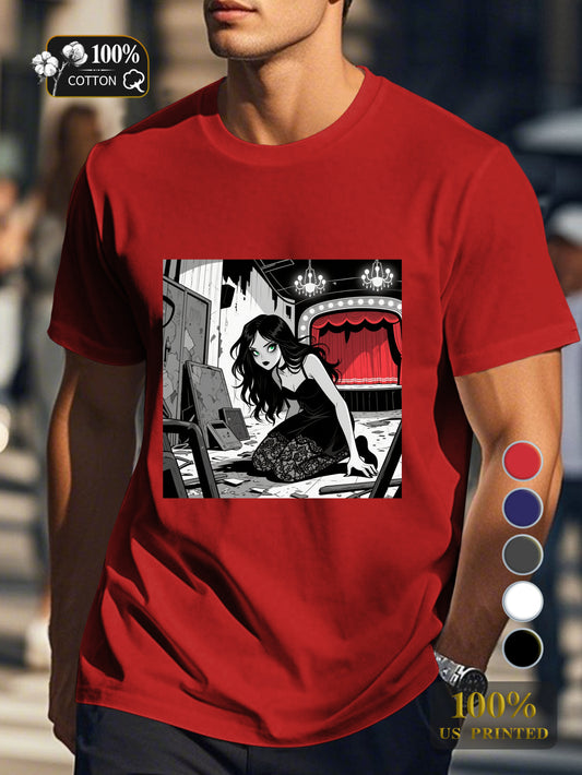 Qc 15 Men's pure cotton Tshirt Comfort Fit