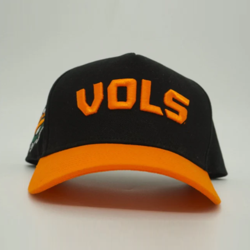 Orange Embroidery Cap