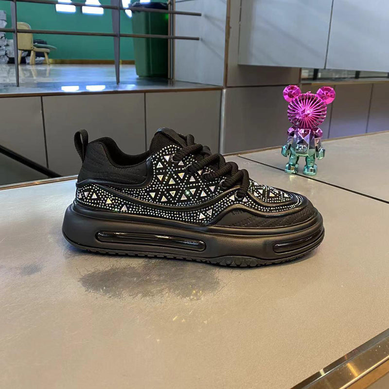 N0515 New sequin heightening casual shoes