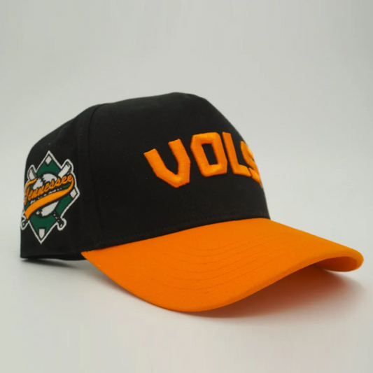 Orange Embroidery Cap