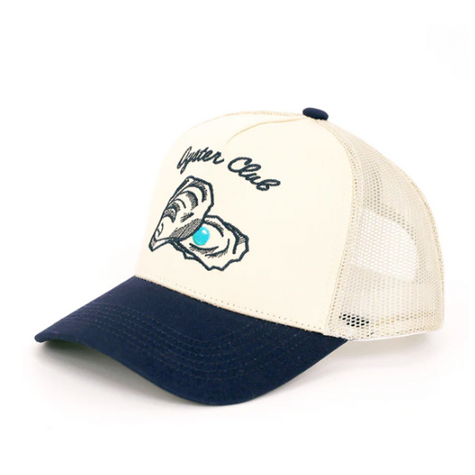 Embroidery Oyster Breathable Cap