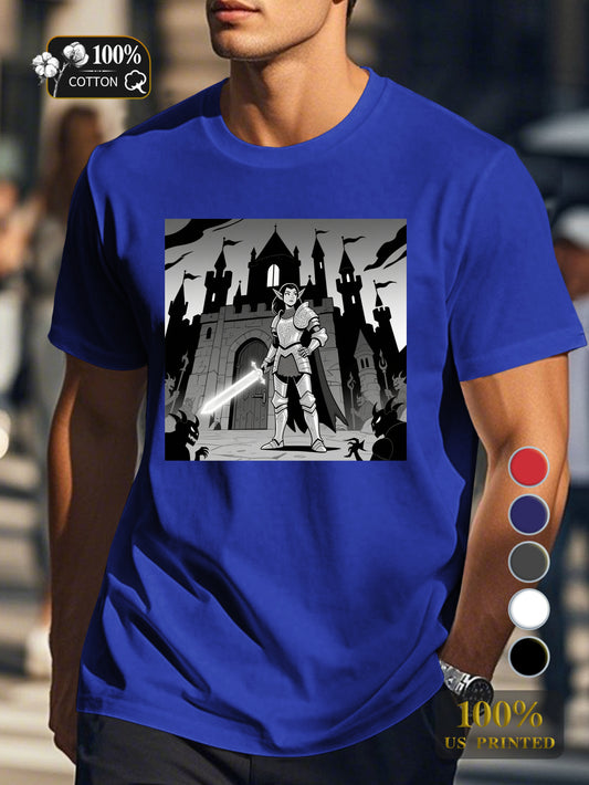 Qc 10 Men's pure cotton Tshirt Comfort Fit