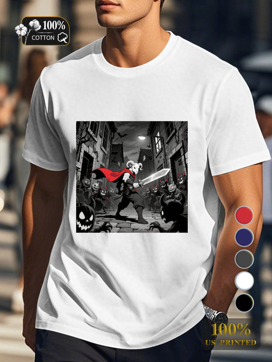 35 Aries--Men's pure cotton Tshirt Comfort Fit