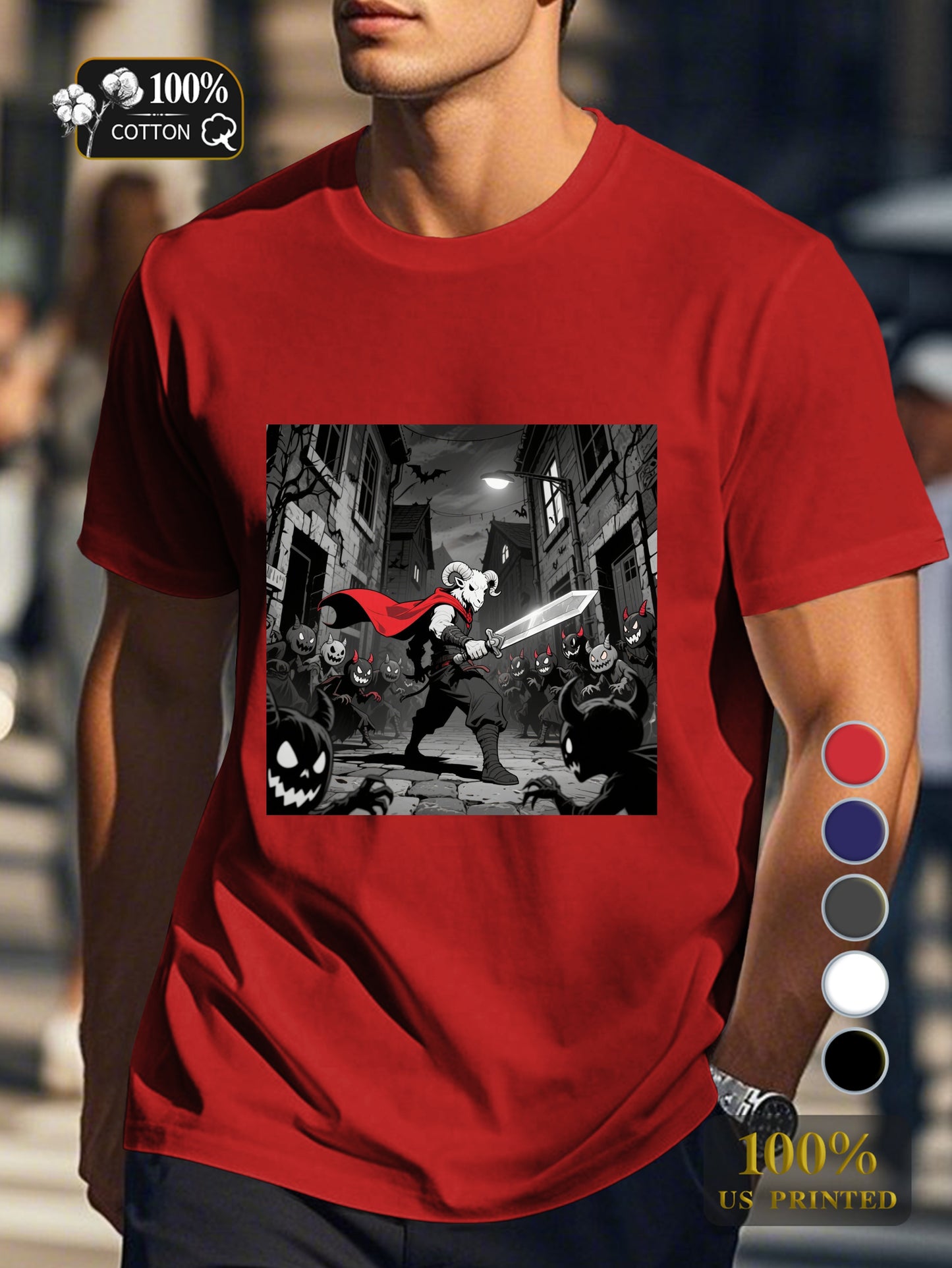 35 Aries--Men's pure cotton Tshirt Comfort Fit