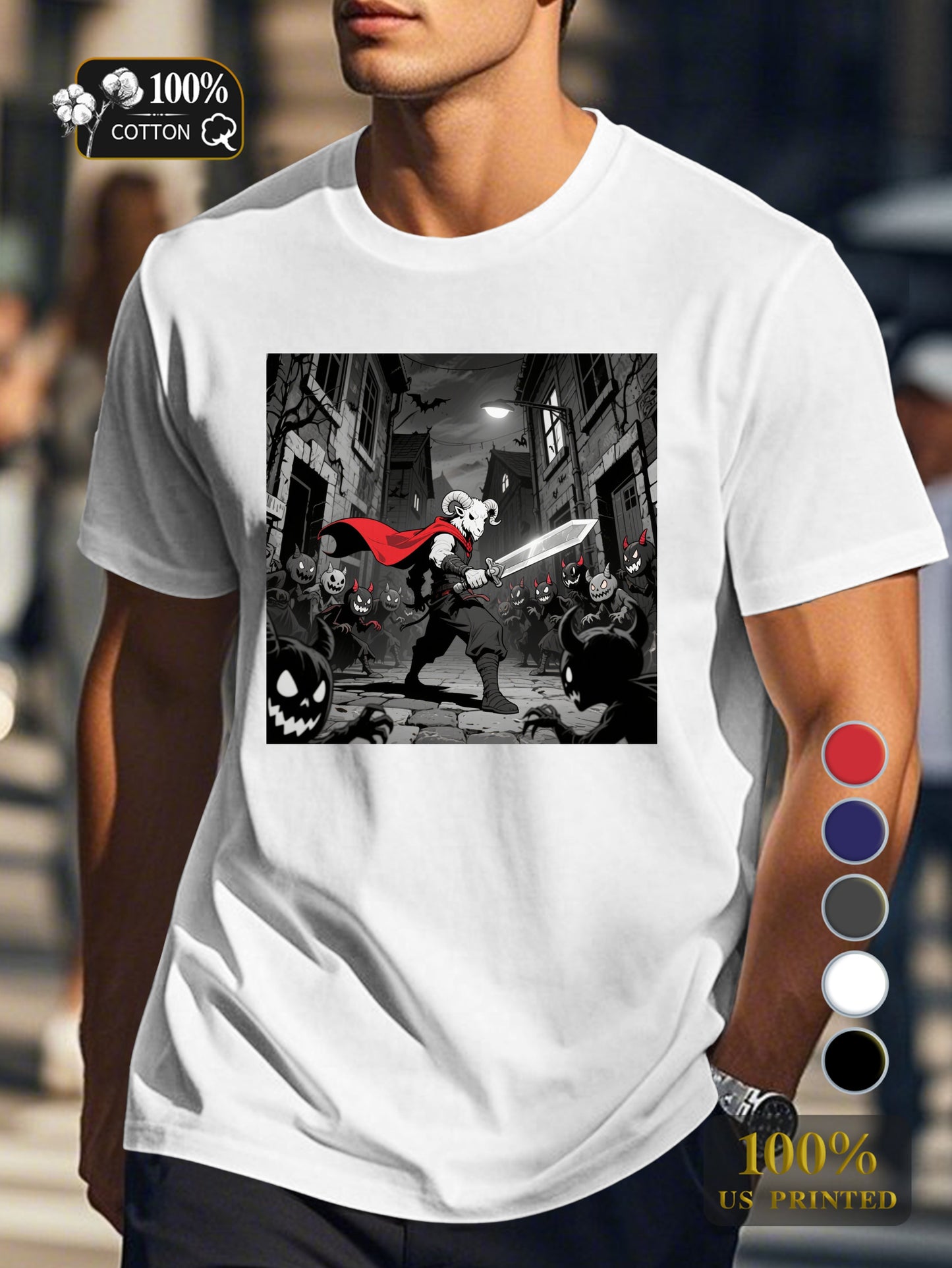 35 Aries--Men's pure cotton Tshirt Comfort Fit