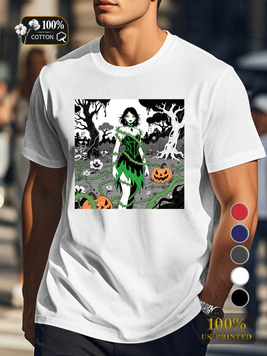 N0708 1 2 Men's pure cotton Tshirt Comfort Fit