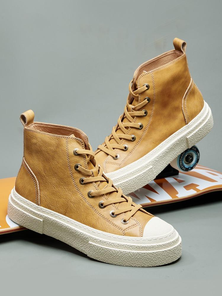 Men's genuine leather sneakers