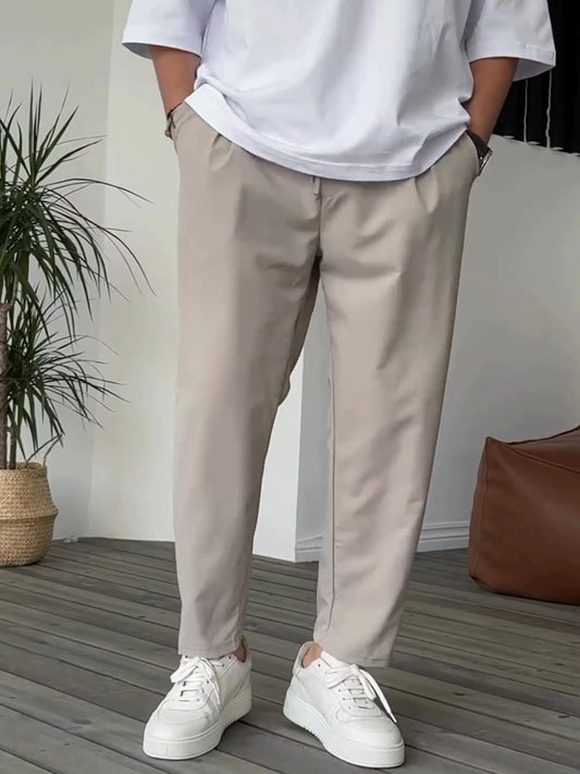 Men's quick drying ice silk pants