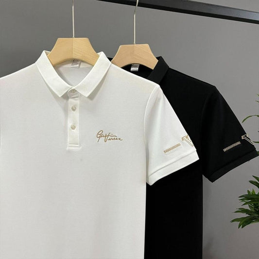 N0809 Summer Thin Fit Embroidered T-shirt