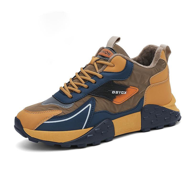 N0114 Men's autumn and winter plush warm casual shoes