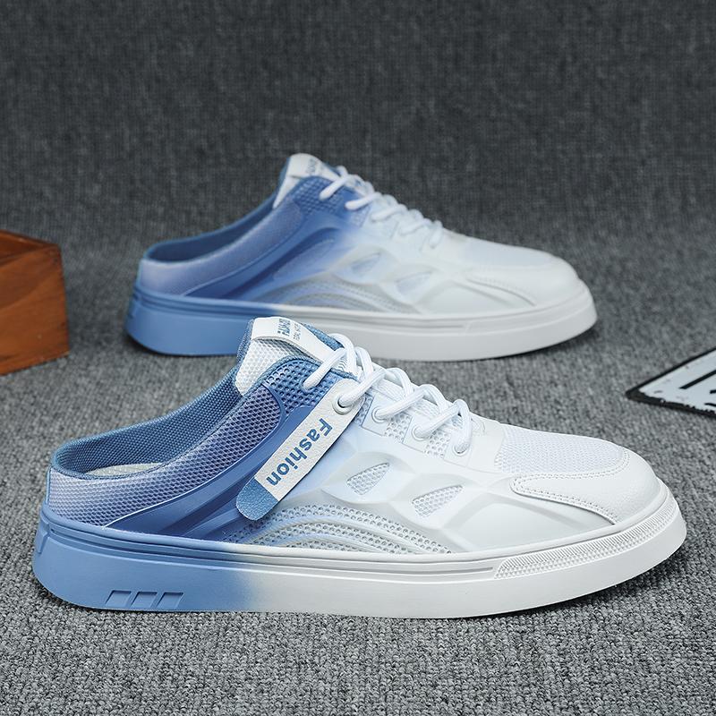 Men's lightweight and breathable semi-slip casual shoes