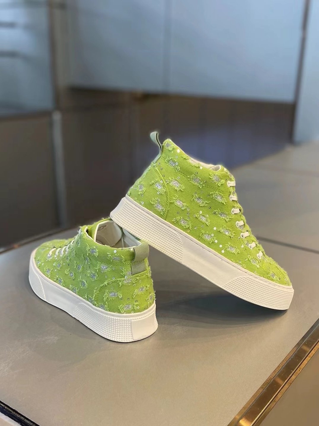 Men's trendy sequin versatile sneakers