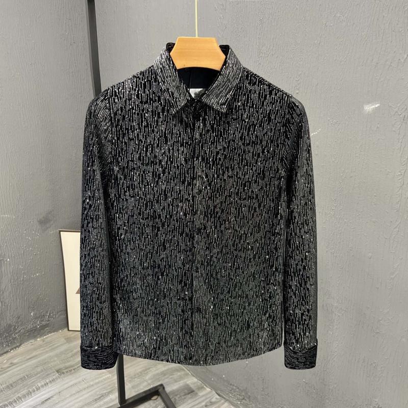 N0911 Men's high-end starry sky shirt
