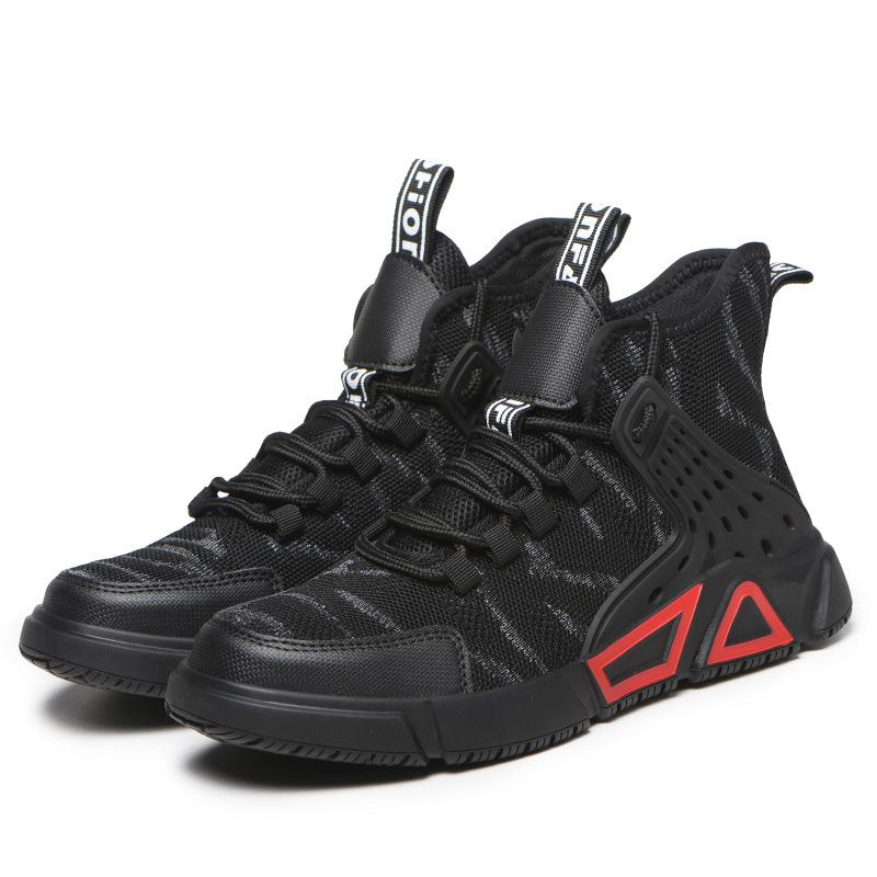 Anti Impact and Wear-resistant High Top Men's Boots, Anti Slip Construction Site Safety Protective Shoes