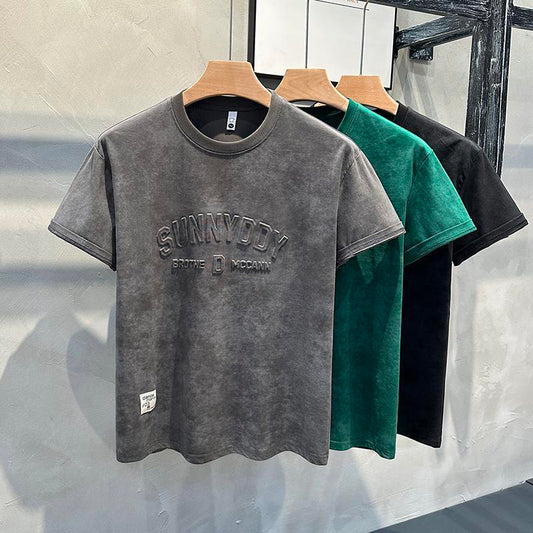 N0808 Men's Retro Printed T-shirt