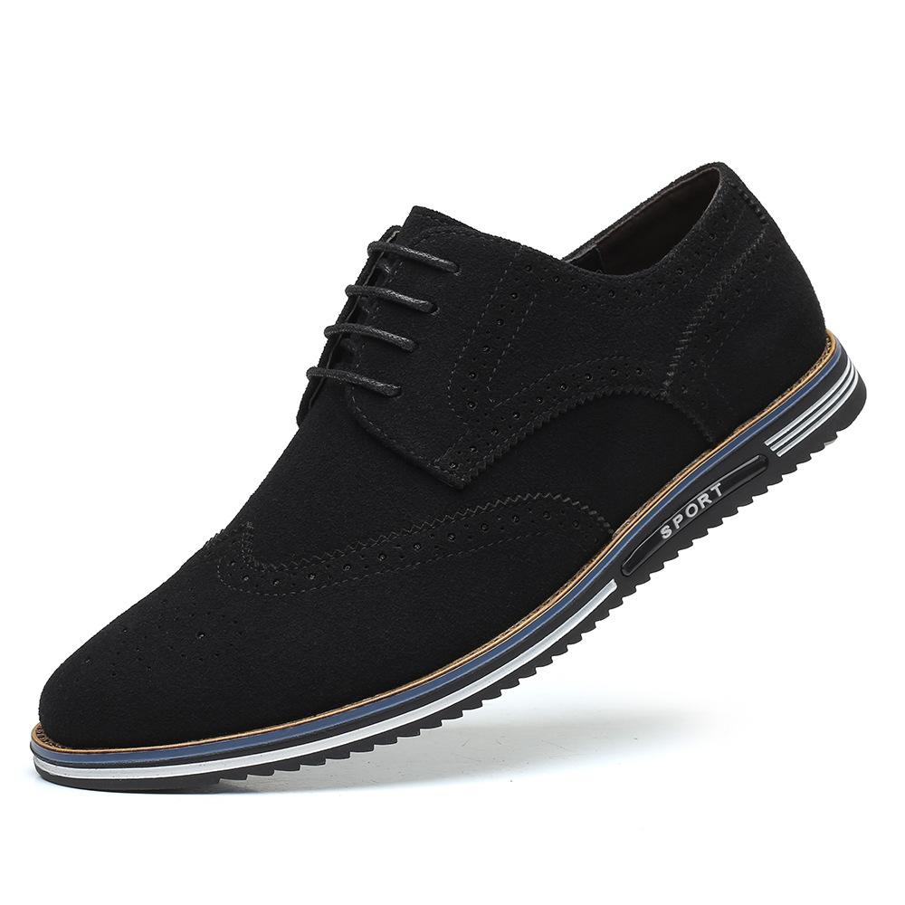 N0115 New Men's Nubuck Low-Top Shoes