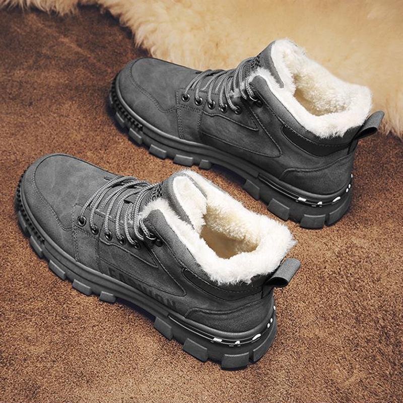 N1225 New winter men's non-slip sports cotton shoes