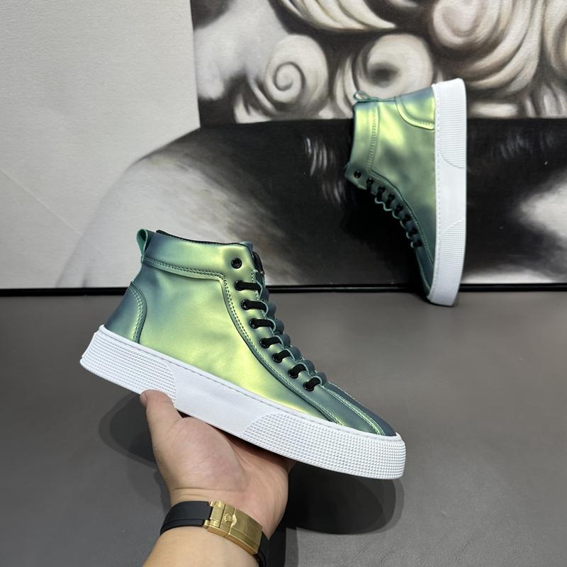 N0520 Men's high-top breathable and versatile casual shoes