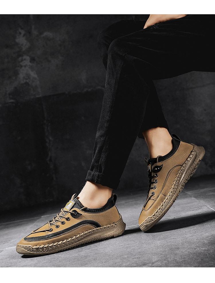 Wear-resistant Breathable Lace-up Sneakers