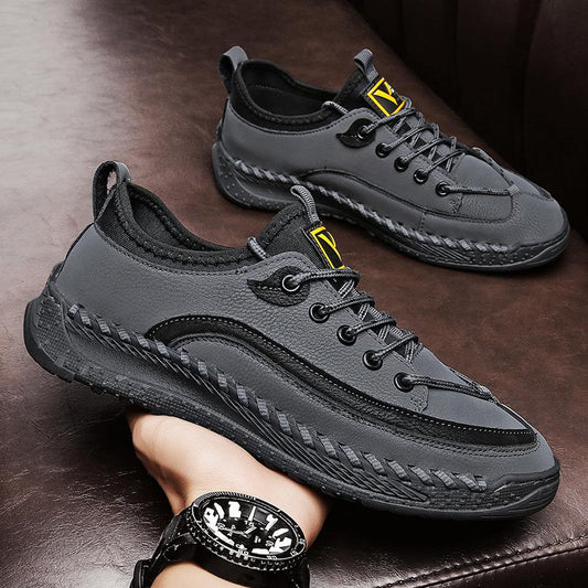 Wear-resistant Breathable Lace-up Sneakers