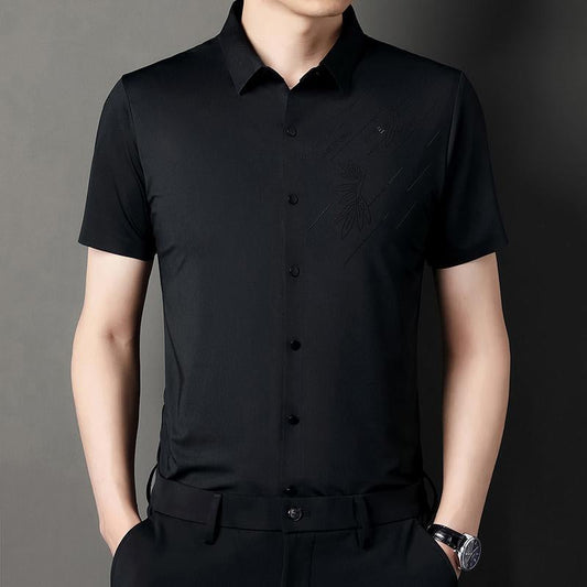 2023 light luxury anti-wrinkle ice silk shirt