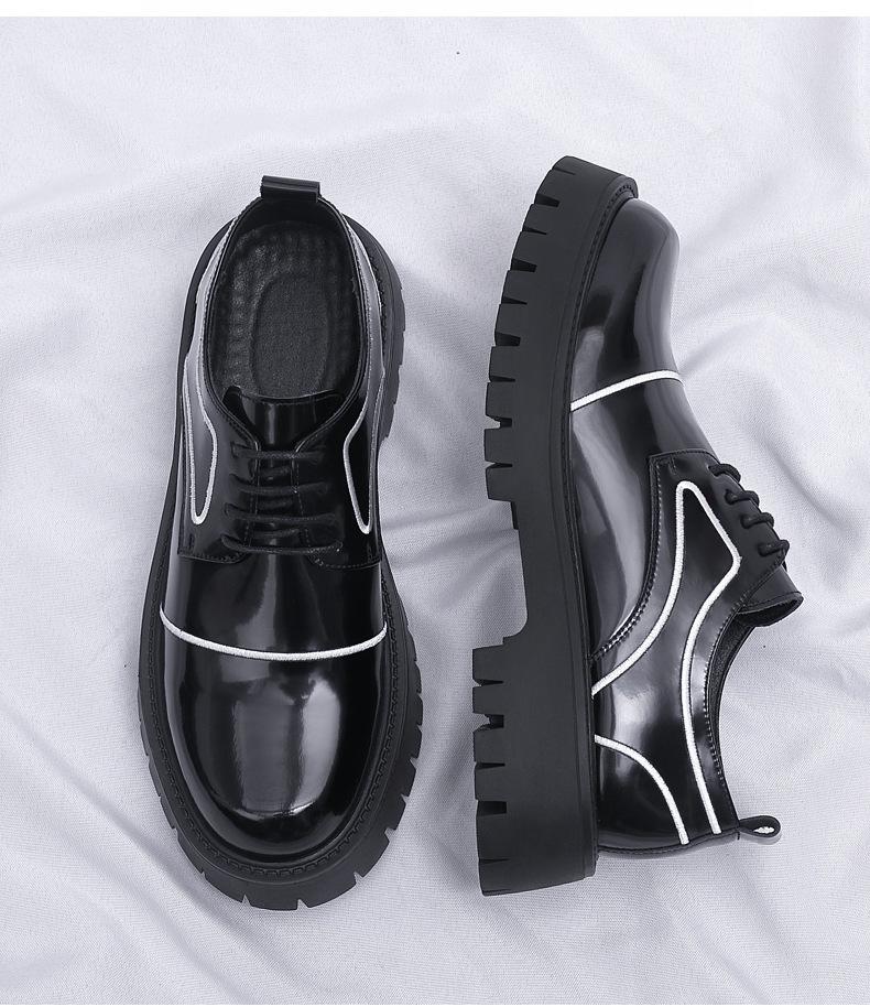Thick-soled Leather Shoes
