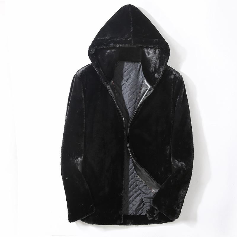 Hooded Mink Coat