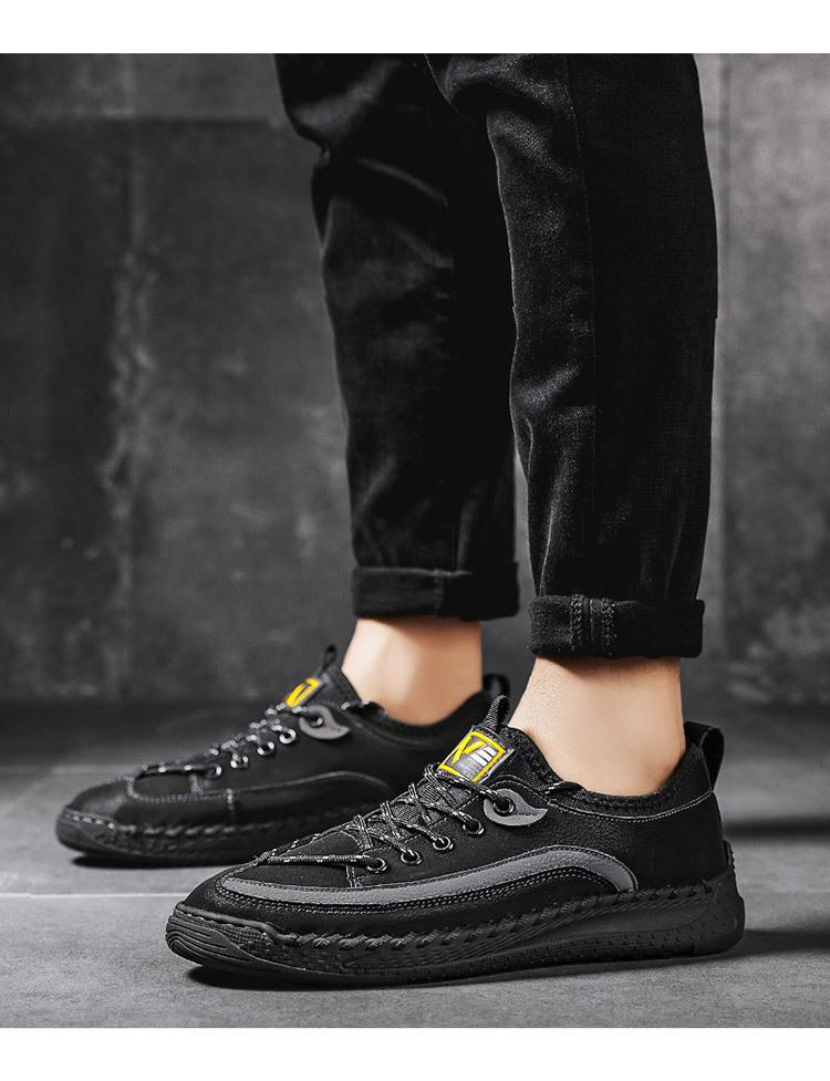 Wear-resistant Breathable Lace-up Sneakers