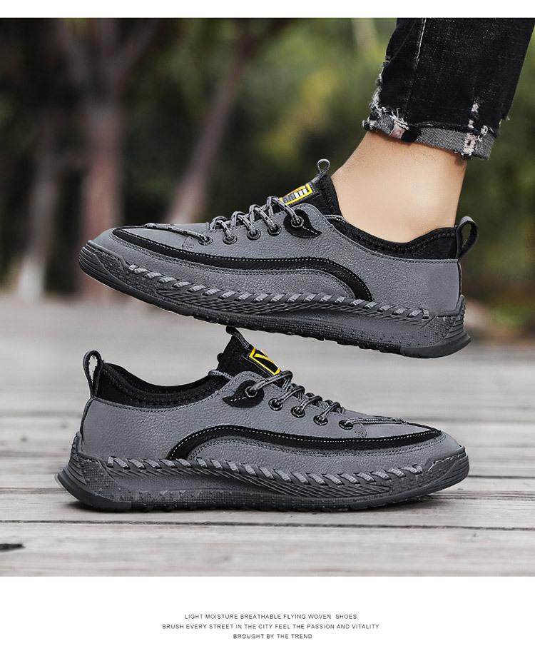 Wear-resistant Breathable Lace-up Sneakers