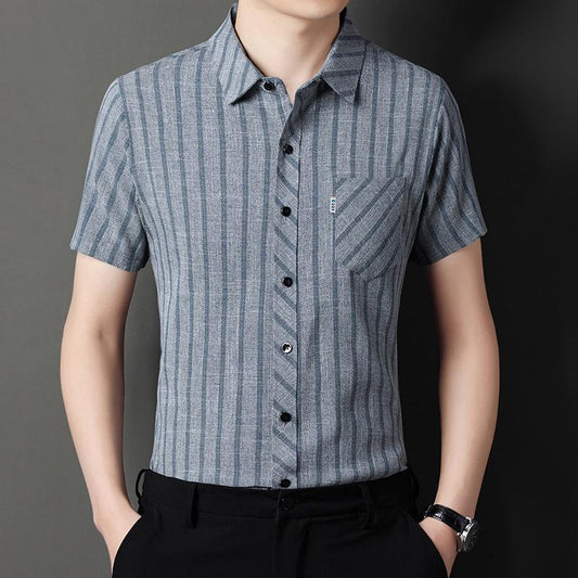 Men's Striped Linen Shirt (BUY 2 FREE SHIPPING)