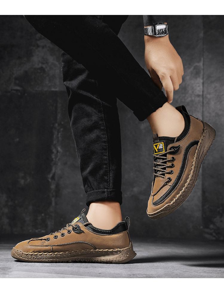 Wear-resistant Breathable Lace-up Sneakers