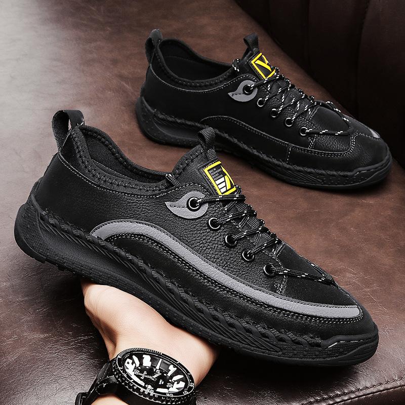 Wear-resistant Breathable Lace-up Sneakers