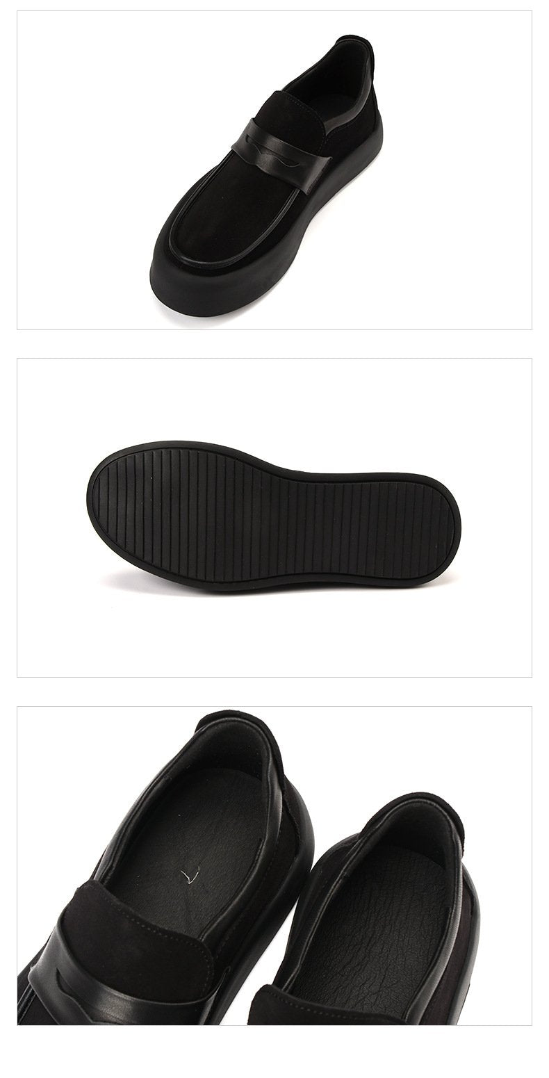 Trendy Retro Leather Shoes